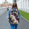 thumbnail image 6 of FORMRS Unisex Backpack Elementary School Travel Bookbag with Reflective Stripes, American Eagle Pattern, 6 of 7