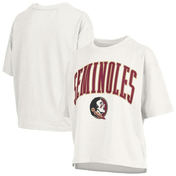 Women's Pressbox  White Florida State Seminoles Nelson T-Shirt