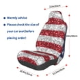 thumbnail image 3 of Yiaed America Flag Glitter Print Car Seat Covers,Universal Auto Seats Protector Fits for Car,SUV Sedan,Truck,Automotive Seat Covers & Accessories, 3 of 5