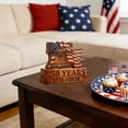 thumbnail image 6 of Gytml 250Th Anniversary Patriotic Liberty Bell Wooden Ornament, Us Flag Themed Tabletop Decor, Commemorative Keepsake For Usa Independence Day Celebrations(2D-Gold-12.5Cm), 6 of 6