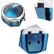 thumbnail image 3 of 72cm*45cm,(Blue and White) Foldable Pet Tent Mesh House Portable Collapsible Running Cage for Puppy Play Fences for Dogs Dogs Cats Rabbits Kennel, 3 of 5