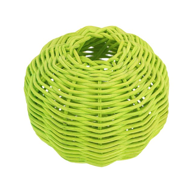 FUTUREORYY 2Pcs Rattan Lampshade Green Woven Lamp Cover Durable Decorative Light Shade for Living Room