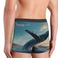 thumbnail image 3 of KLL Dancing Whale Men's Cotton Boxer Briefs Underwear-X-Large, 3 of 8
