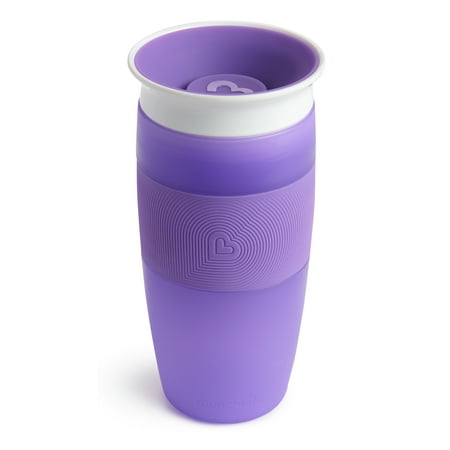 Munchkin 14oz Miracle 360 Sippy Cup, Purple (Best Sippy Cup For 14 Month Old)