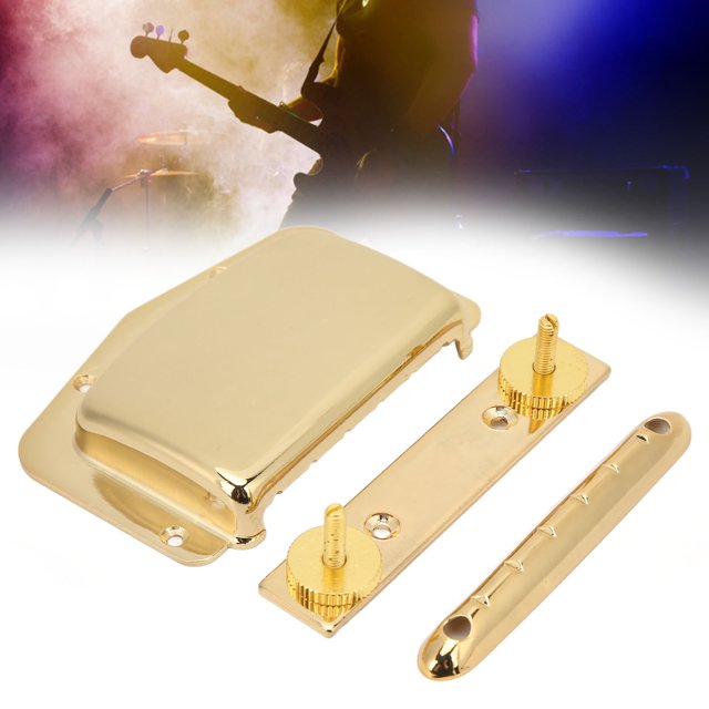 Tablero de Cuerdas de Tracción de Reemplazo de Puente de Guitarra Eléctrica Fijo Ajustable de 6 Cuerdas con Cubierta de Protección ANGGREK Otros