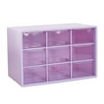 thumbnail image 4 of 9-Grid Jewelry Storage Box Dustproof Drawer Organizer for Dormitory Household Closet Bedroom Small Accessories Display Case, 4 of 12