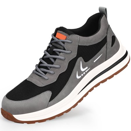 

Tanleewa Steel Toe Safety Shoes for Men Women Anti-Slip Work Shoe Size Men9.5/Women10.5