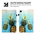 thumbnail image 6 of Allytech Galaxy Tab A8 10.5" Case X200, Slim Fit Auto Sleep Wake Flip Cover Multi Angle Viewing Stand Shockproof Case Cover for Samsung Galaxy Tab A8 10.5" SM-X200 X205 X207 - Pineapple, 6 of 6