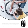 thumbnail image 5 of Mizh 2Pcs Rubber Bike Tube Road Bike Inner Tube Shockproof Bike Interior Tire Tube Bike Supplies(FV48), 5 of 6