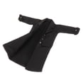 thumbnail image 1 of Gabardina en miniatura perfke disfraz masculino 1/12 abrigo elegante negro, 1 of 9