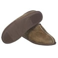 thumbnail image 3 of Kirkland Signature Men's Shearling Clog Slipper Chocolate Bomber Brown (13), 3 of 4