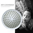 thumbnail image 2 of Andoer 6 Inch High Pressure Shower Head G1/2 Rain Showerhead Adjustable Bathroom Shower Head Spray Showerhead Polished Chrome Bath Rain Round Shower Head Replacement, 2 of 7