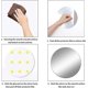 thumbnail image 4 of 2pcs Adhesive Wall Mirrors Circle Mirror 40cm Decorative Plastic Mirror Acrylic Mirror Large Round Mirrors for Bathroom, Bedroom, Door, etc, 4 of 4