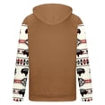 thumbnail image 4 of Jinhomg Mens Fleece Lined Hoodies Vintage Western Cowboy Sweatshirts Casual Comfy Long Sleeve Country Graphic Pullover Tops with Pocket Coffee XL, 4 of 5
