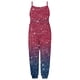 thumbnail image 4 of Odeerbi 1-6 Años Niñas Mono de Verano Brillante Impresión Brillante Camisola Romper Casual Transpirable Cómodo Monos Correa Bib Pantalones En General Traje de Juego, 4 of 5