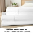 thumbnail image 4 of BedTite® CoolMax® 4-Piece Cooling Technology Bed Sheets, Queen - White, 4 of 7