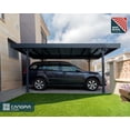 thumbnail image 2 of Palram - Canopia Palma 5000 16' x10' x7' Carport Gray/Gray, 2 of 10
