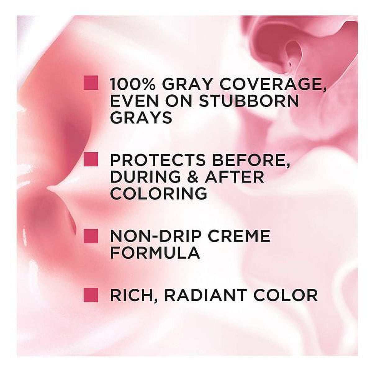 L'Oreal Paris Excellence Creme 6A Light Ash Brown Level 3 Permanent Hair Color, 1 Application, 4-Pack