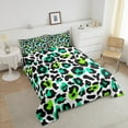 thumbnail image 3 of Animal Print Bedding Set Twin Cheetah Print Comforter Set, Leopard Duvet Insert Africa Safari Wildlife Quilt Comforter, Black White Green Teal Bedding Comforters & Sets for All Seasons Soft, 3 of 6