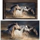 thumbnail image 4 of Yuarrent Colgante de pintura de arte de pared exquisitas decoraciones de habitación pinturas colgante Prop caballos pintura decoración Decoración del hogar, 4 of 6
