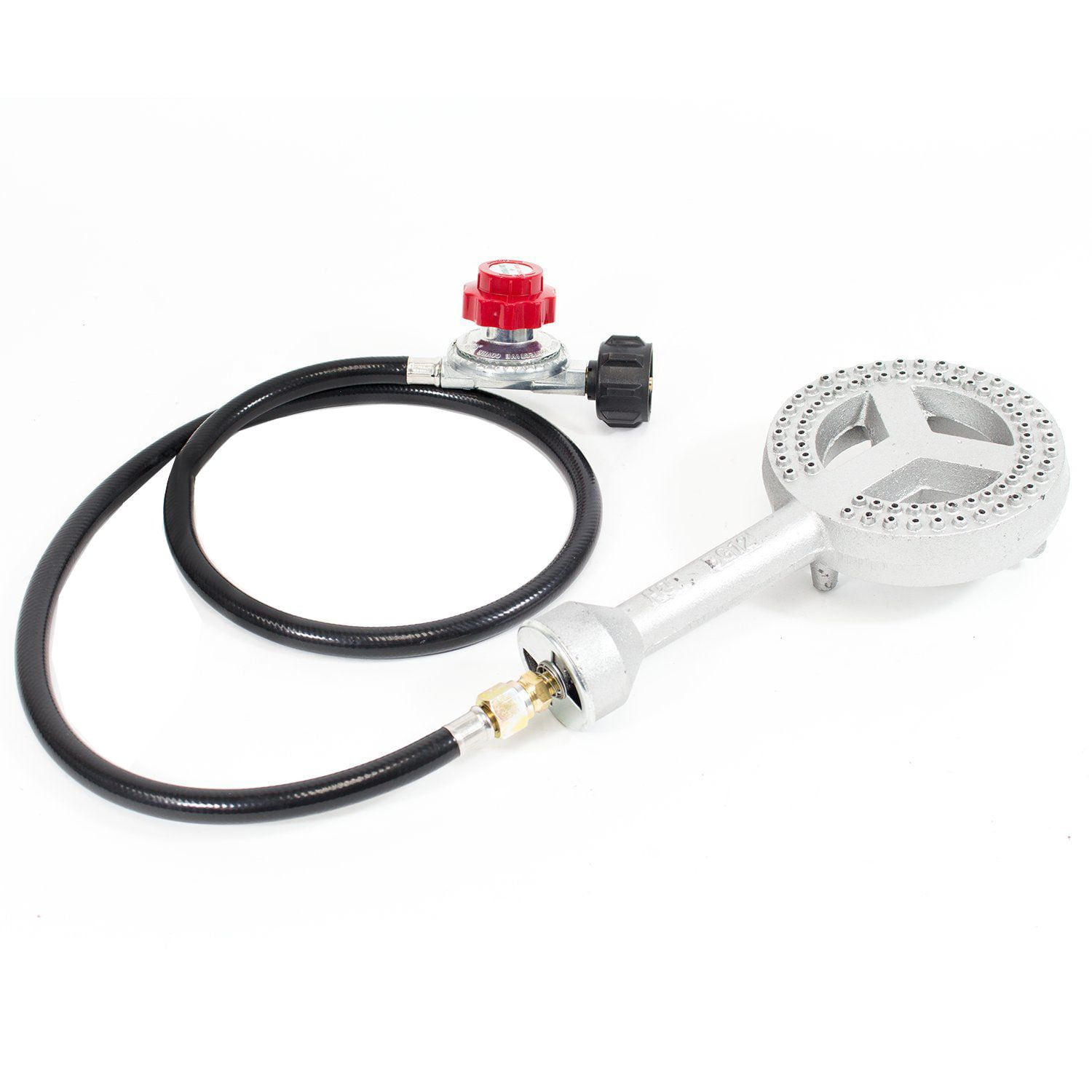 GasOne 50250+2109 Gas ONE High Pressure CastIron Burner Head with Brass Fitting Orifice