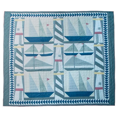 Patch Magic Light And Sails Quilt Twin 65"X 85"