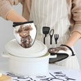 thumbnail image 6 of Rocae C for Mini Oven Mitts Rubber Oven Glove, Kitchen Mittens, Cute Cooking Mitts,5.9"x5.9", 6 of 7