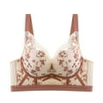 thumbnail image 3 of Mefallenssiah Women Ethnic Style Comfortable without Steel Rings Characteristic Pattern Magnetic Small Chest Collection Underwear Desire Sexy Bra, 3 of 3