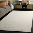 thumbnail image 2 of SAFAVIEH Natura Stephanie Distressed Wool Area Rug, Ivory, 5' x 8', 2 of 11