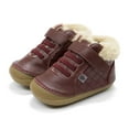 thumbnail image 2 of Old Soles Toddlers Flake Quilt Leather Sneaker, Burgundy,4 M US, 2 of 7