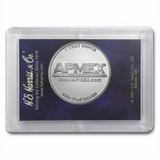1 oz Silver Round - APMEX w/Harris Holder