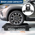thumbnail image 4 of 4 PCS Interlocking Plastic Pallets, Lightweight Floor Pallets with Breathable Grid, HDPE Heavy Duty Storage Pad for Garage, Warehouse, Basement, 4 of 7