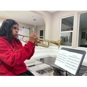 QMG Beginner Trumpet Lesson Book for All Ages - Color Coded Notes, 50 Songs, 120 Pages