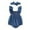 Blue1, variant on Timegard Newborn Onesie Toddler Baby Sleeveless Clothes Infant Comfy Loose Overalls with Hats Cute