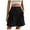 Black-10, variant on Owordtank Womens Flowy Bermuda Shorts Loose Solid Color High Waist Wide Leg Soft Shorts
