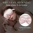 thumbnail image 5 of 2025 Latest Model Adjustable 22 Momme 100% Mulberry Silk Sleep Mask, Upgraded 3D Contoure, 5 of 5
