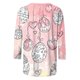 thumbnail image 5 of Tops de Cuello Redondo para las Mujeres Carnaval Impreso 3/4 Manga Blusa, Camiseta Casual para Uso Diario Y de Fiesta, 5 of 7
