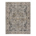 thumbnail image 3 of Jani  Zora Distressed Grey Jute-blend Rug 8' Round Oriental, Medallion, Geometric 8' Round Entryway, Living Room, Dining Room Round Braided, 3 of 5