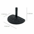 thumbnail image 3 of Polytrends Isle Half Round Outdoor Patio Umbrella Base Stand, 3 of 5
