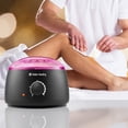 thumbnail image 7 of Salon Sundry Portable Electric Hot Wax Warmer Machine for Hair Removal - Black with Pink Lid, 7 of 7