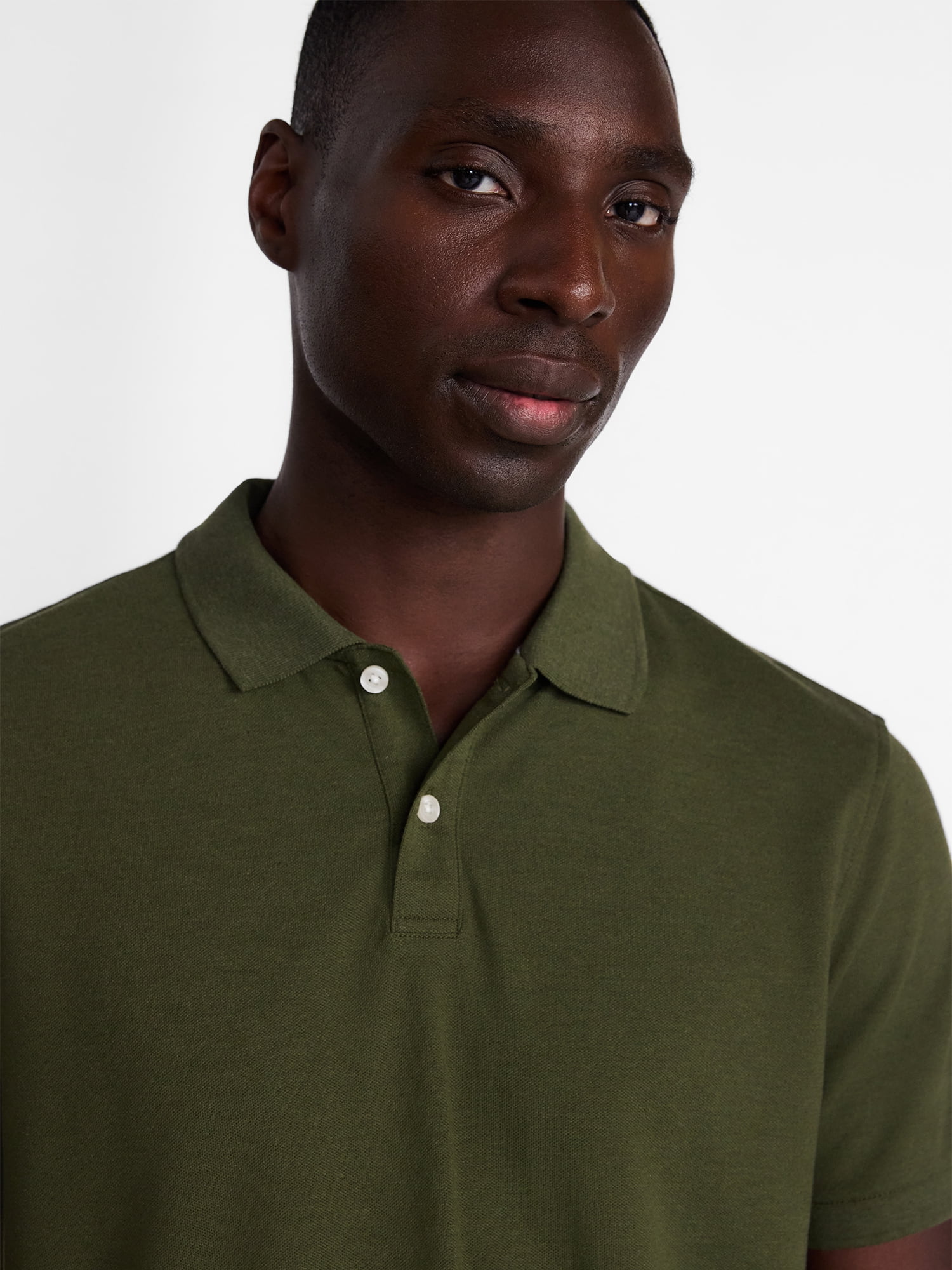George Men's and Big and Tall Men's Pique Polo Shirt with Short Sleeves, Sizes XS-5XL, LT-3XLT