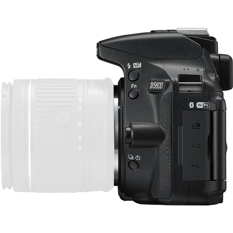 Nikon - Nikon D5600 Ｙu Nikon D5600 24.2MP DSLR Digital Camera with AF-S DX 18-140mm