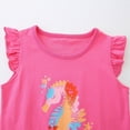 thumbnail image 5 of mgoYE Baby Boy Clothes 12-18 Months Toddler Girl Causal Outfits Summer Short Sets Cartoon Cotton Top and Shorts Clothing Set|Hot Pink 6-7 Years, 5 of 7