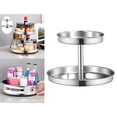 thumbnail image 4 of Bandeja giratoria de 360 ​​grados, antideslizante, para almacenamiento y exhibición de cocina Doble capa, 4 of 8
