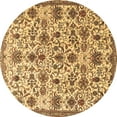 thumbnail image 1 of Ahgly Company Indoor Round Persian Brown Traditional Area Rugs, 7' Round, 1 of 4