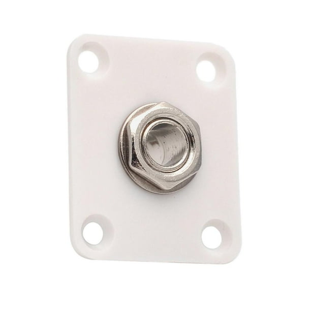 Placa De Enchufe De Salida De Guitarra Eléctrica Cuadrada Para Reemplazo De Blanco Yuyangstore Jack de salida de guitarra LP