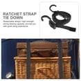 thumbnail image 3 of Bungee Cords Rubber Polypropylene General Users Indoor Daily Use 3Pcs 11.8X0.71X0.12In, 3 of 8