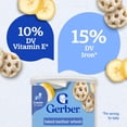 thumbnail image 4 of Gerber Snacks for Baby Teether Wheels, Banana Cream, 1.48 oz Canister, 4 of 15