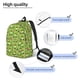 thumbnail image 3 of Disketp Cute Green Frog Mochila de Lona Estampada, Mochila Escolar de Viaje Ligera para Estudiantes y Portátil-Medium, 3 of 5