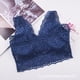 thumbnail image 2 of Sujetador de mujer de encaje Sexy Bralette Girl Elástico con correa de hombro ancha Sujetador Ropa interior de mujer, Azul Scienceny AP001220-03B, 2 of 7